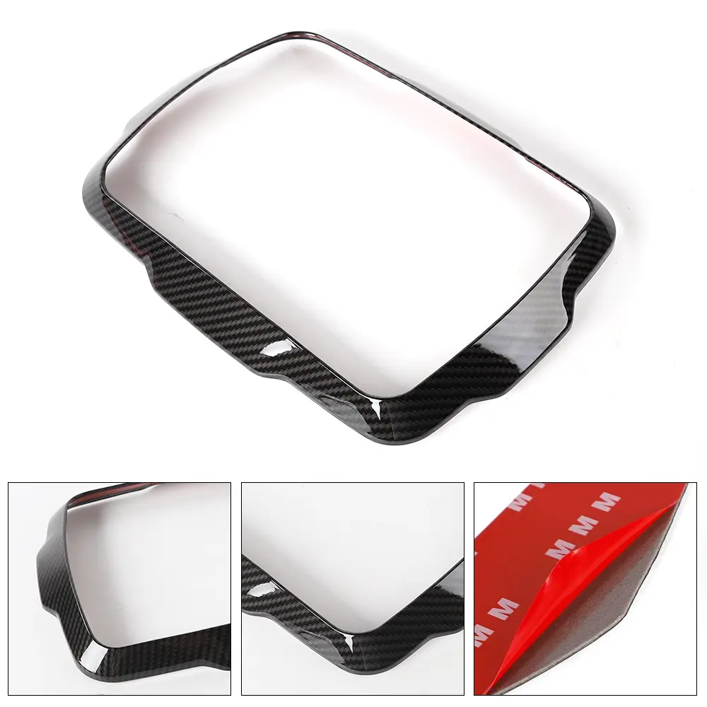 For 2018+ Jeep Renegade Center Console LED Screen Frame Decor Trim - Image 9