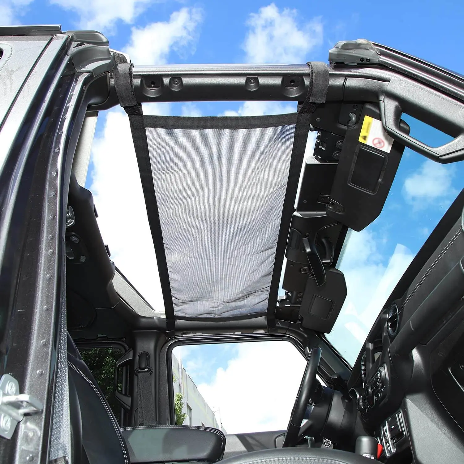 For Jeep Wrangler YJ TJ JK JKU JL JLU & Gladiator JT Cargo Net Roof Hammock - Image 3
