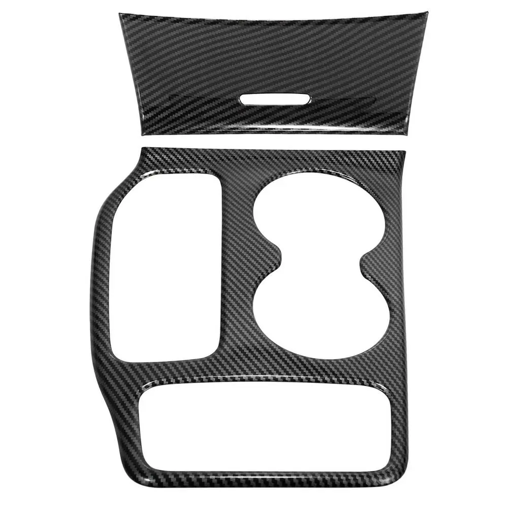 For 2016-2021 Jeep Grand Cherokee WK2 Center Gear Shift Panel Cover Trim Soft Carbon Fiber - Image 4