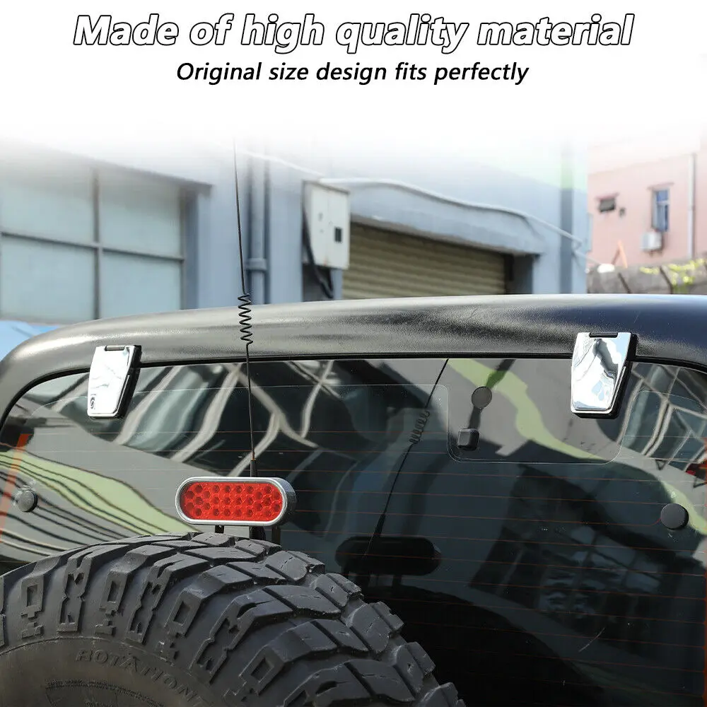 For 1997-2006 Jeep Wrangler TJ Tailgate Glass Hinge Cover Trim - Image 4