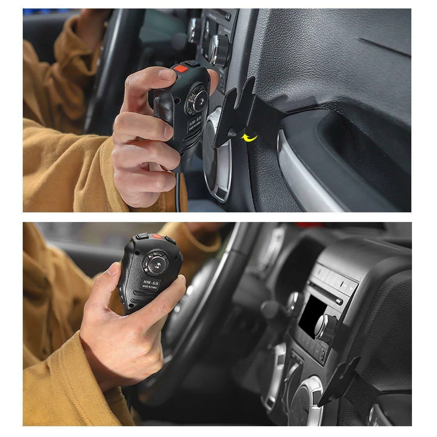 For 2011-2018 Jeep Wrangler JK JKU Co-pilot Side Radio Microphone Mounting Holder Mount - Image 3