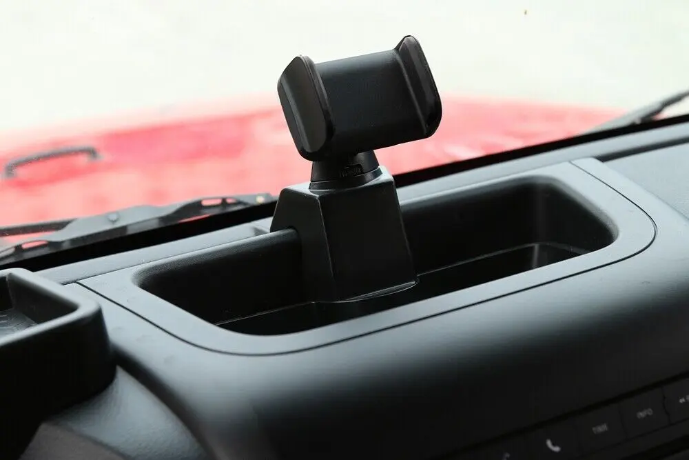 For 2012-2018 Jeep Wrangler JK JKU Dash Tray Storage Box With Phone Holder - Image 4