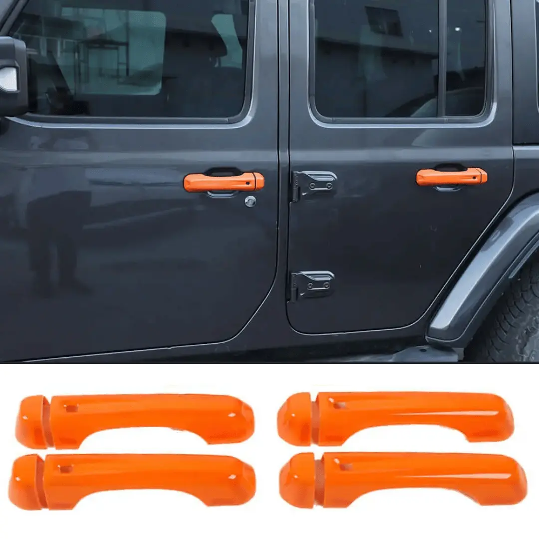 For 2020+ Jeep Gladiator JT 4-Door – Exterior Door Handle Cover Trim - Image 11