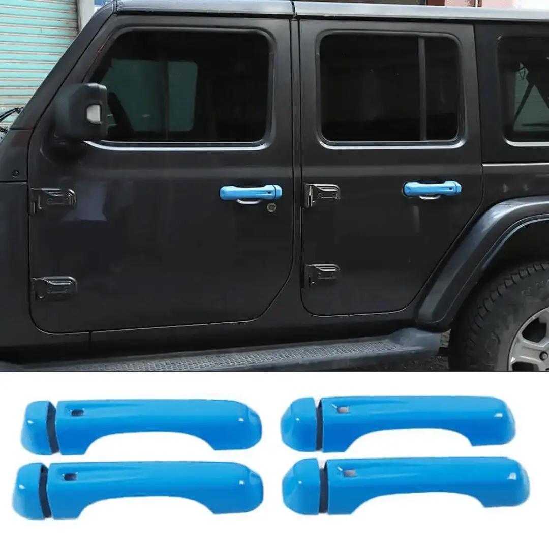 For 2020+ Jeep Gladiator JT 4-Door – Exterior Door Handle Cover Trim - Image 12