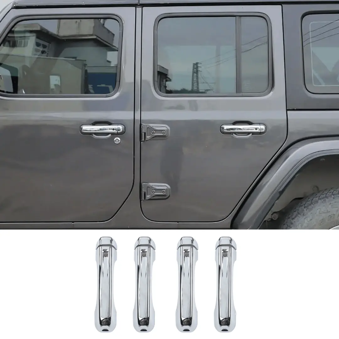 For 2020+ Jeep Gladiator JT 4-Door – Exterior Door Handle Cover Trim - Image 13