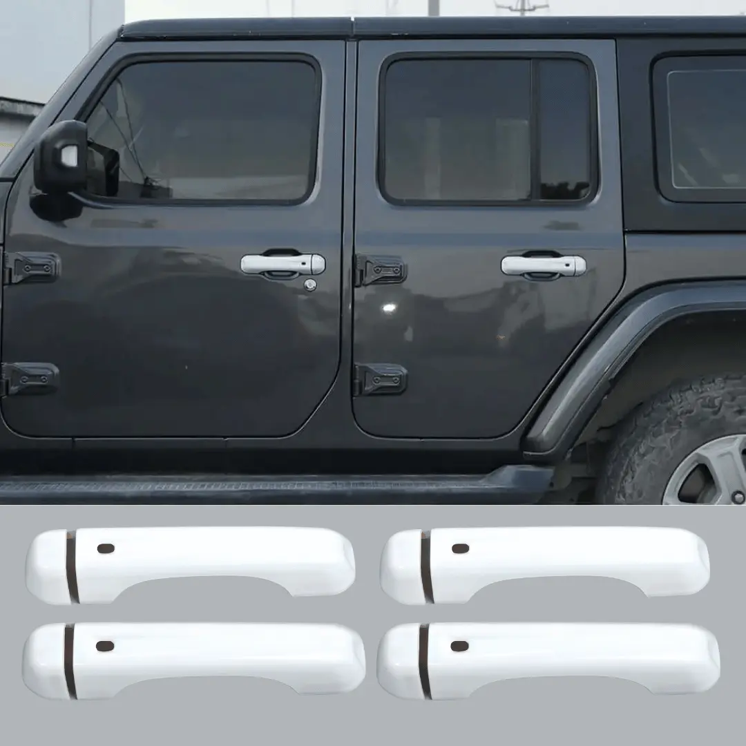 For 2020+ Jeep Gladiator JT 4-Door – Exterior Door Handle Cover Trim - Image 14