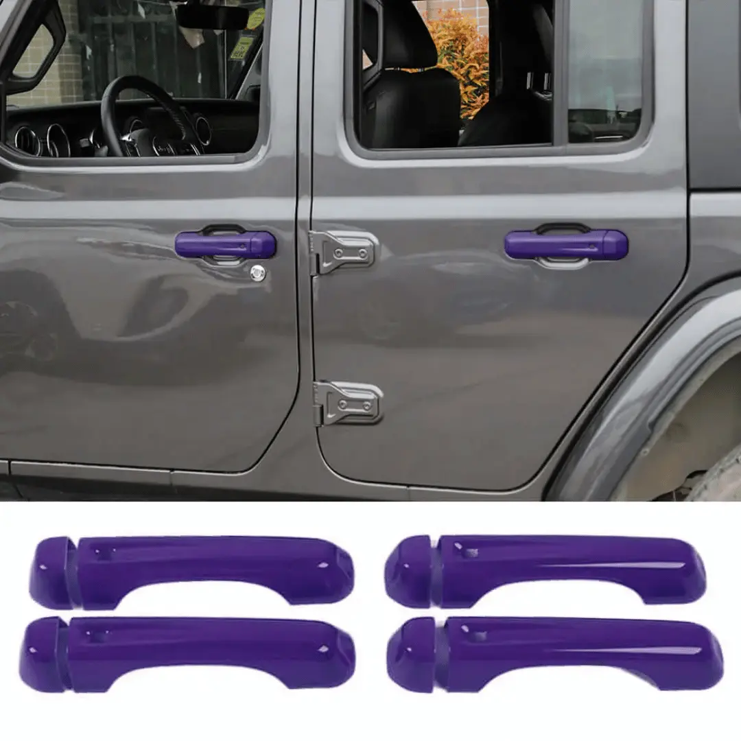 For 2020+ Jeep Gladiator JT 4-Door – Exterior Door Handle Cover Trim - Image 9