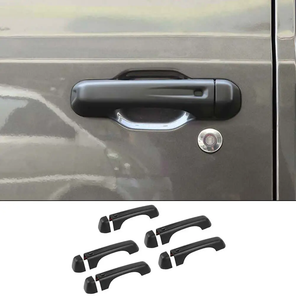 For 2018+ Jeep Wrangler JL JLU 4-Door Door Handle & Tailgate Handle Cover Trim - Image 21