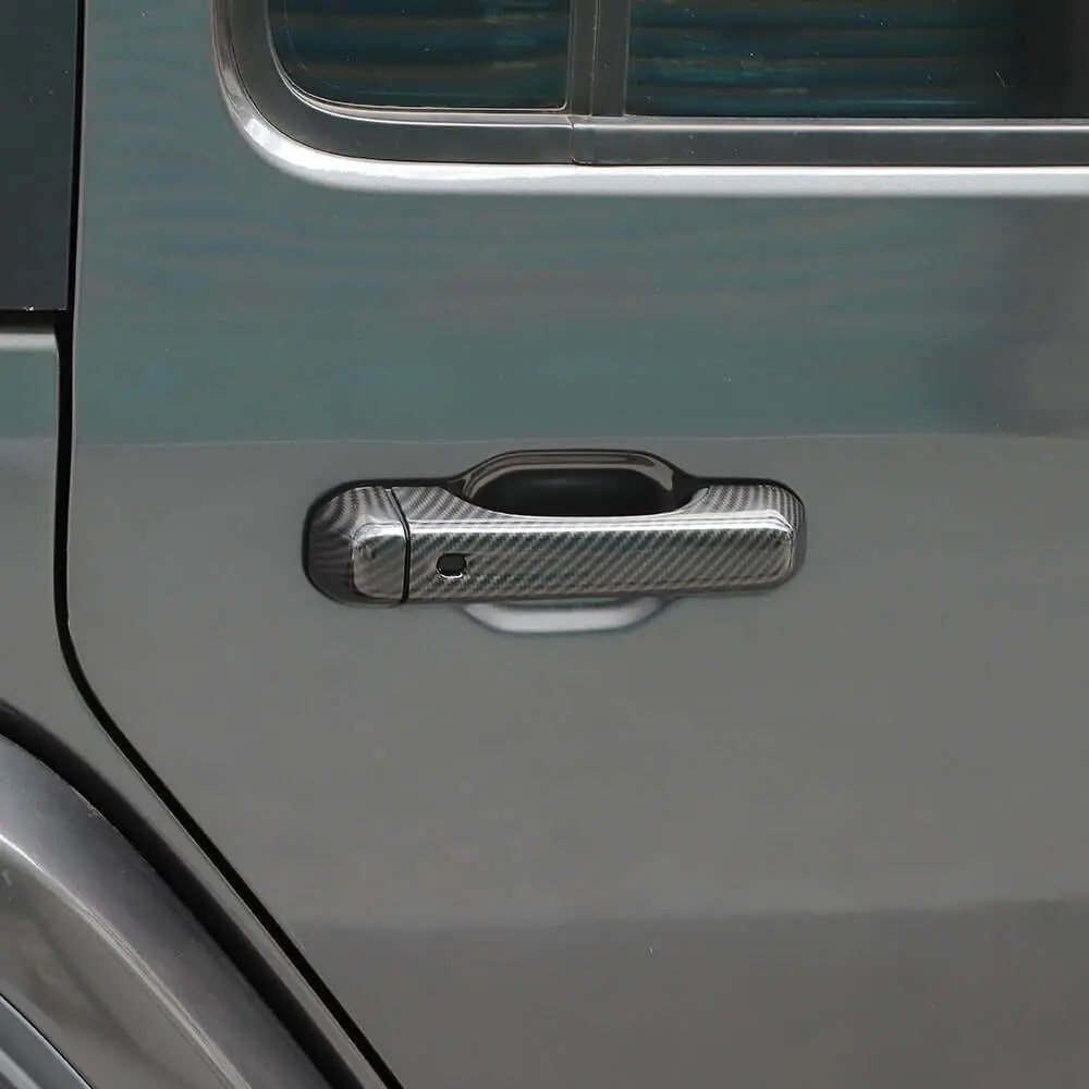 For 2018+ Jeep Wrangler JL JLU 4-Door Door Handle & Tailgate Handle Cover Trim - Image 5