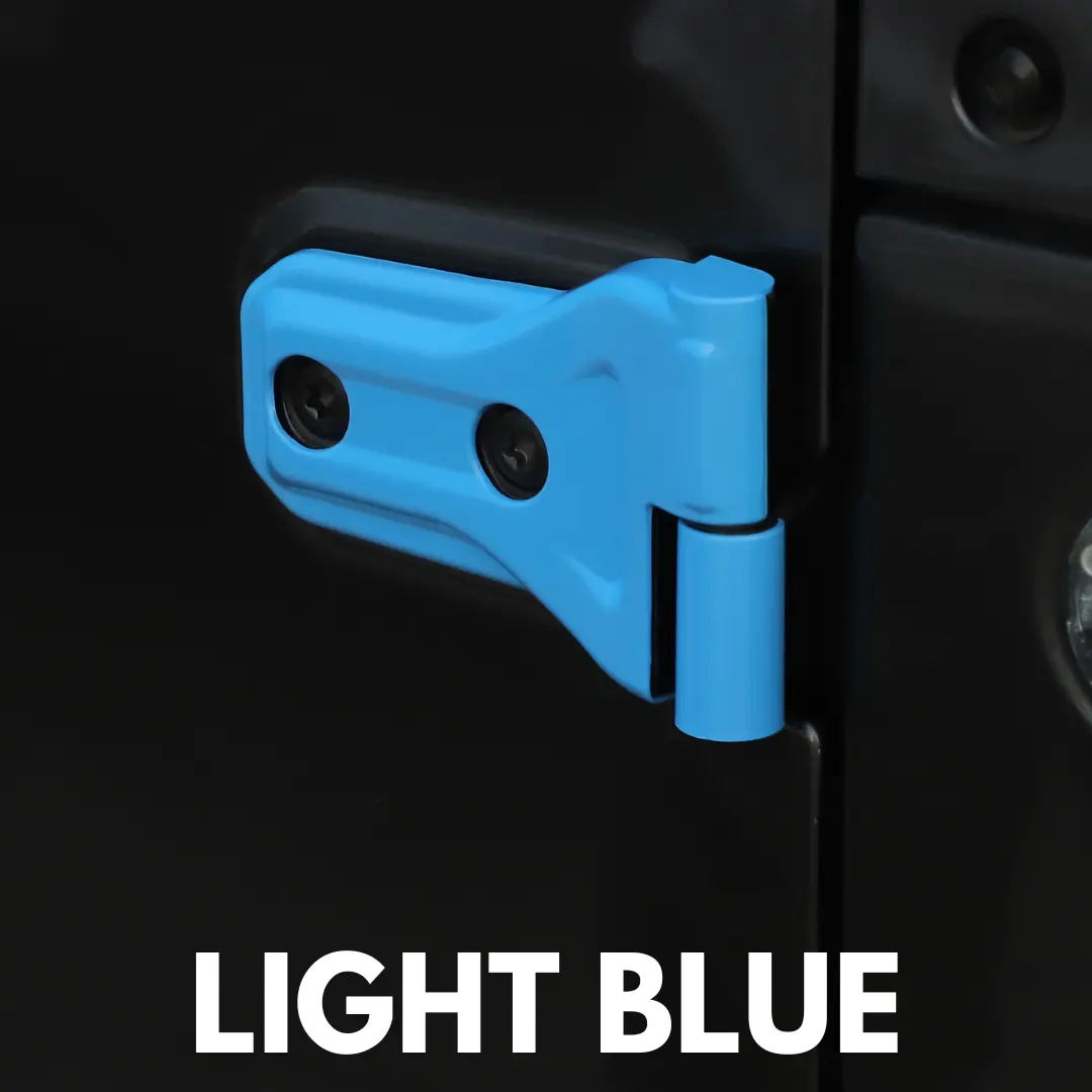For 2018-2025 Jeep Wrangler JL JLU & Gladiator JT Door Hinge Covers Protector Decoration Trim Kit - Image 11