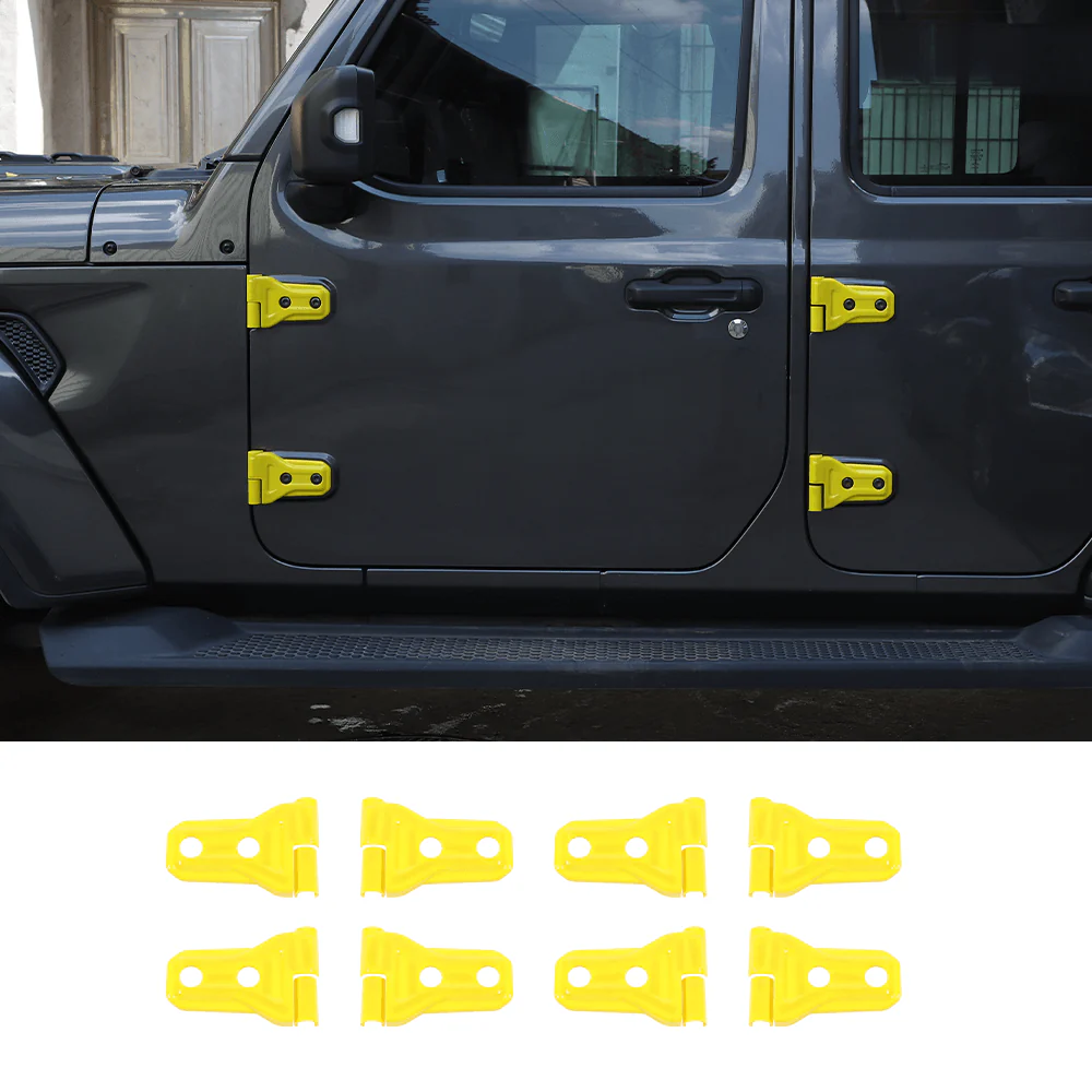 For 2018-2025 Jeep Wrangler JL JLU & Gladiator JT Door Hinge Covers Protector Decoration Trim Kit - Image 18