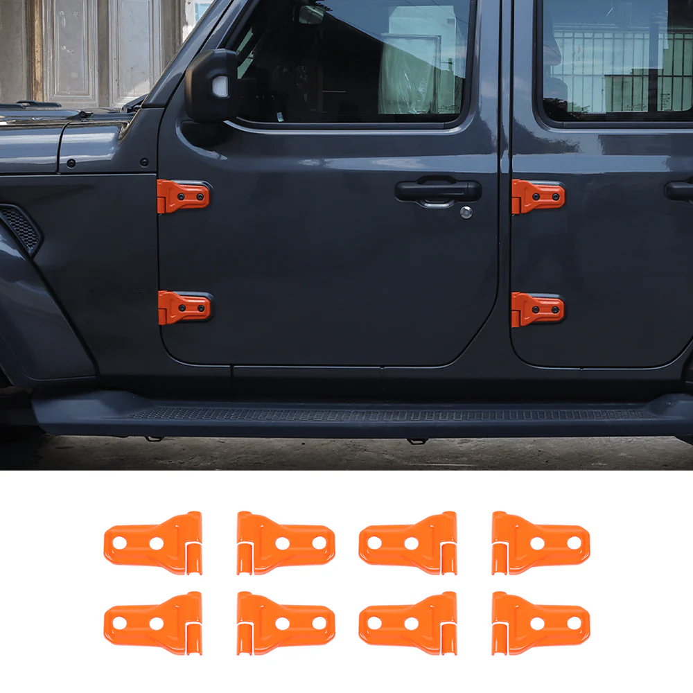 For 2018-2025 Jeep Wrangler JL JLU & Gladiator JT Door Hinge Covers Protector Decoration Trim Kit - Image 20
