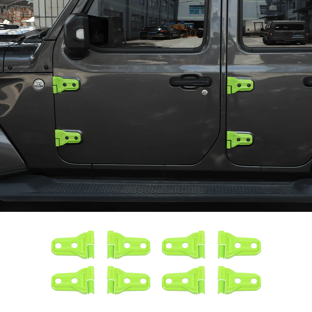 For 2018-2025 Jeep Wrangler JL JLU & Gladiator JT Door Hinge Covers Protector Decoration Trim Kit - Image 22