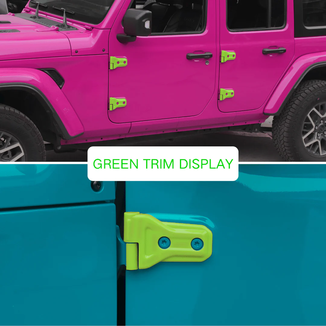 For 2018-2025 Jeep Wrangler JL JLU & Gladiator JT Door Hinge Covers Protector Decoration Trim Kit - Image 23