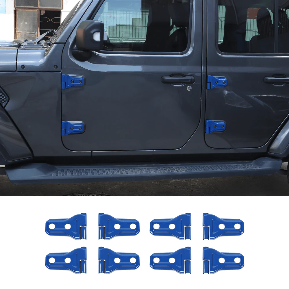 For 2018-2025 Jeep Wrangler JL JLU & Gladiator JT Door Hinge Covers Protector Decoration Trim Kit - Image 27
