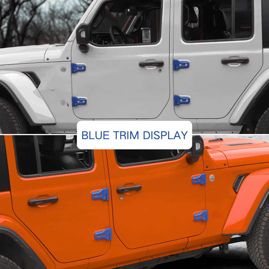 For 2018-2025 Jeep Wrangler JL JLU & Gladiator JT Door Hinge Covers Protector Decoration Trim Kit - Image 28