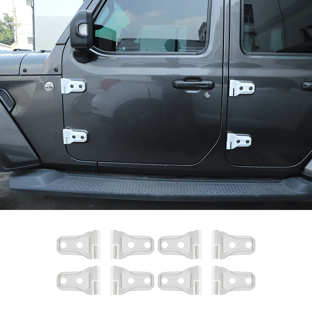 For 2018-2025 Jeep Wrangler JL JLU & Gladiator JT Door Hinge Covers Protector Decoration Trim Kit - Image 33