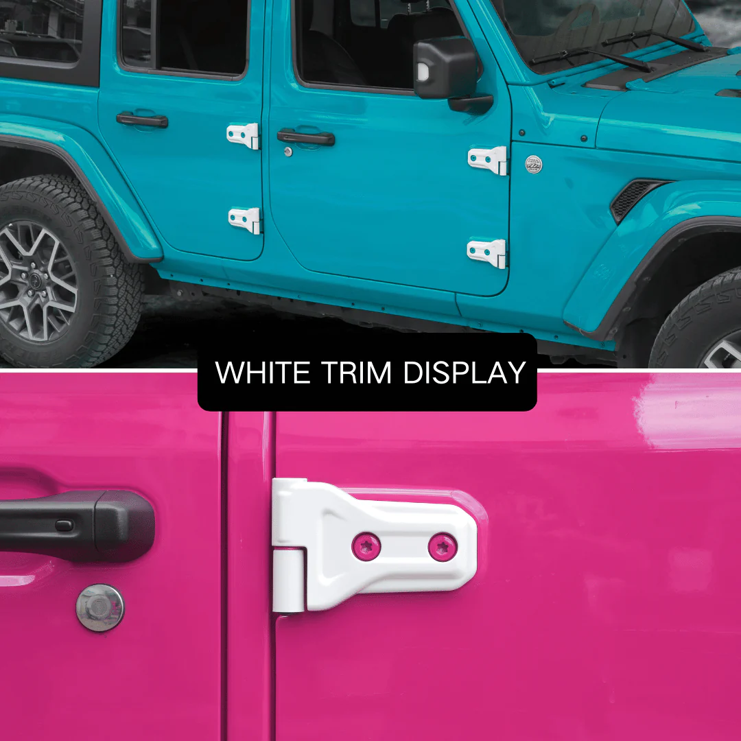 For 2018-2025 Jeep Wrangler JL JLU & Gladiator JT Door Hinge Covers Protector Decoration Trim Kit - Image 34