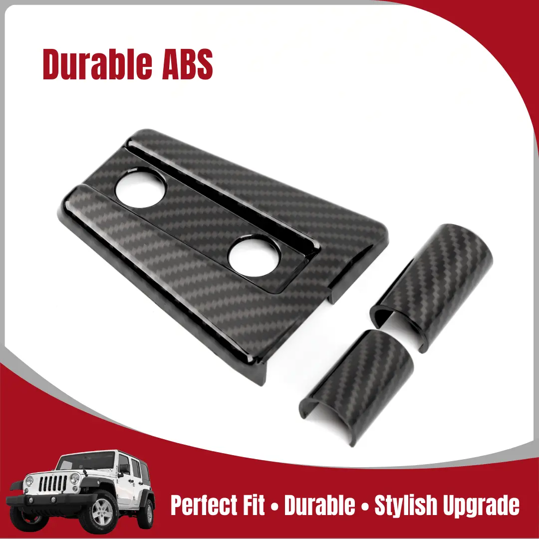 For 2007-2018 Jeep Wrangler JK JKU 4-Door Door Hinge Trim Cover ABS 8PCs - Image 6