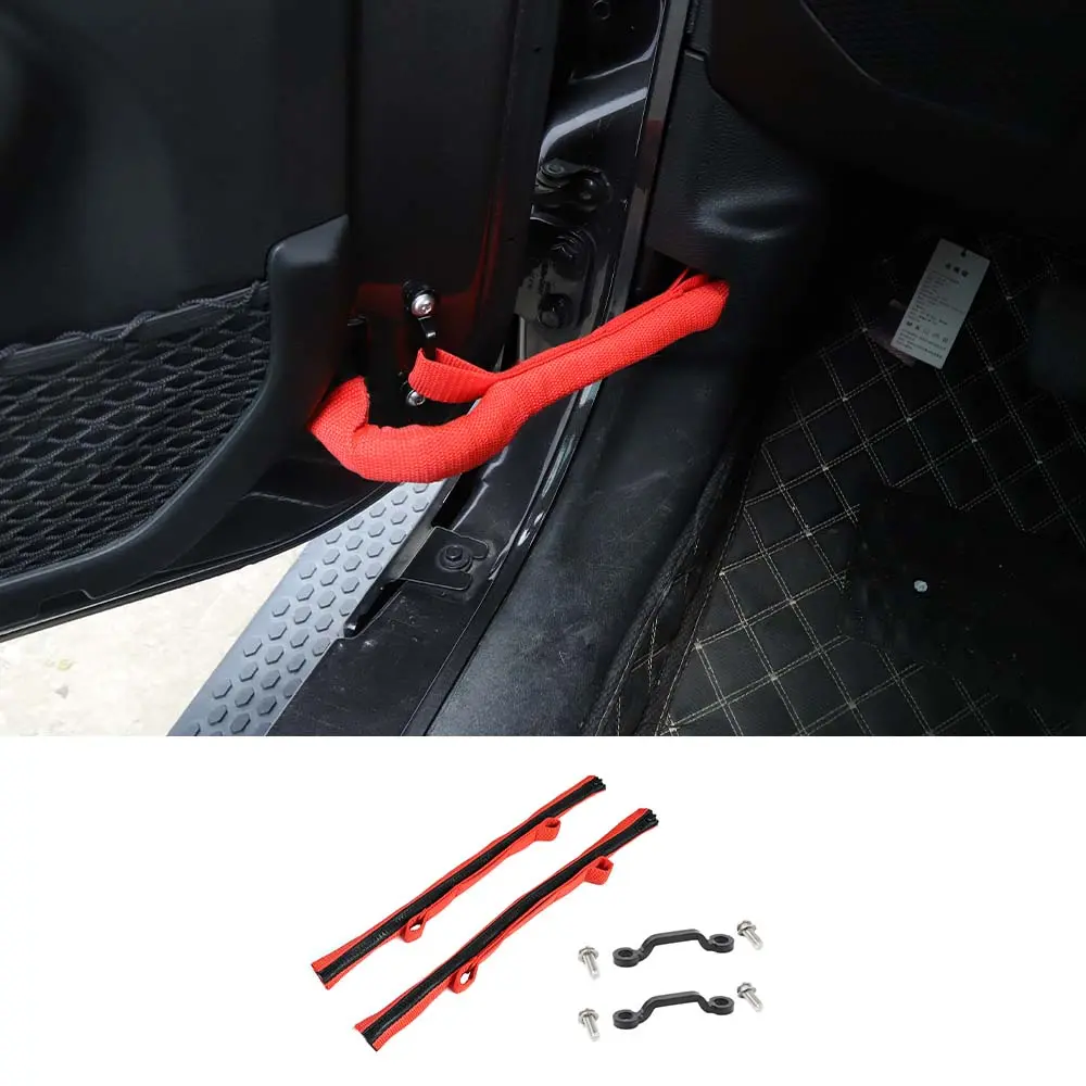 For Jeep Wrangler JK JKU JL JLU JT Door Limit Rope Strap Limiter Holder - Image 11