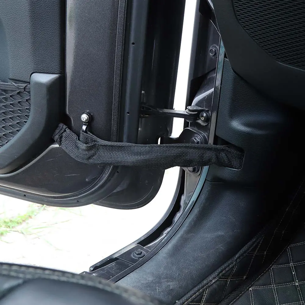 For Jeep Wrangler JK JKU JL JLU JT Door Limit Rope Strap Limiter Holder - Image 5