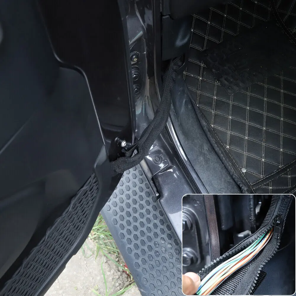 For Jeep Wrangler JK JKU JL JLU JT Door Limit Rope Strap Limiter Holder - Image 6