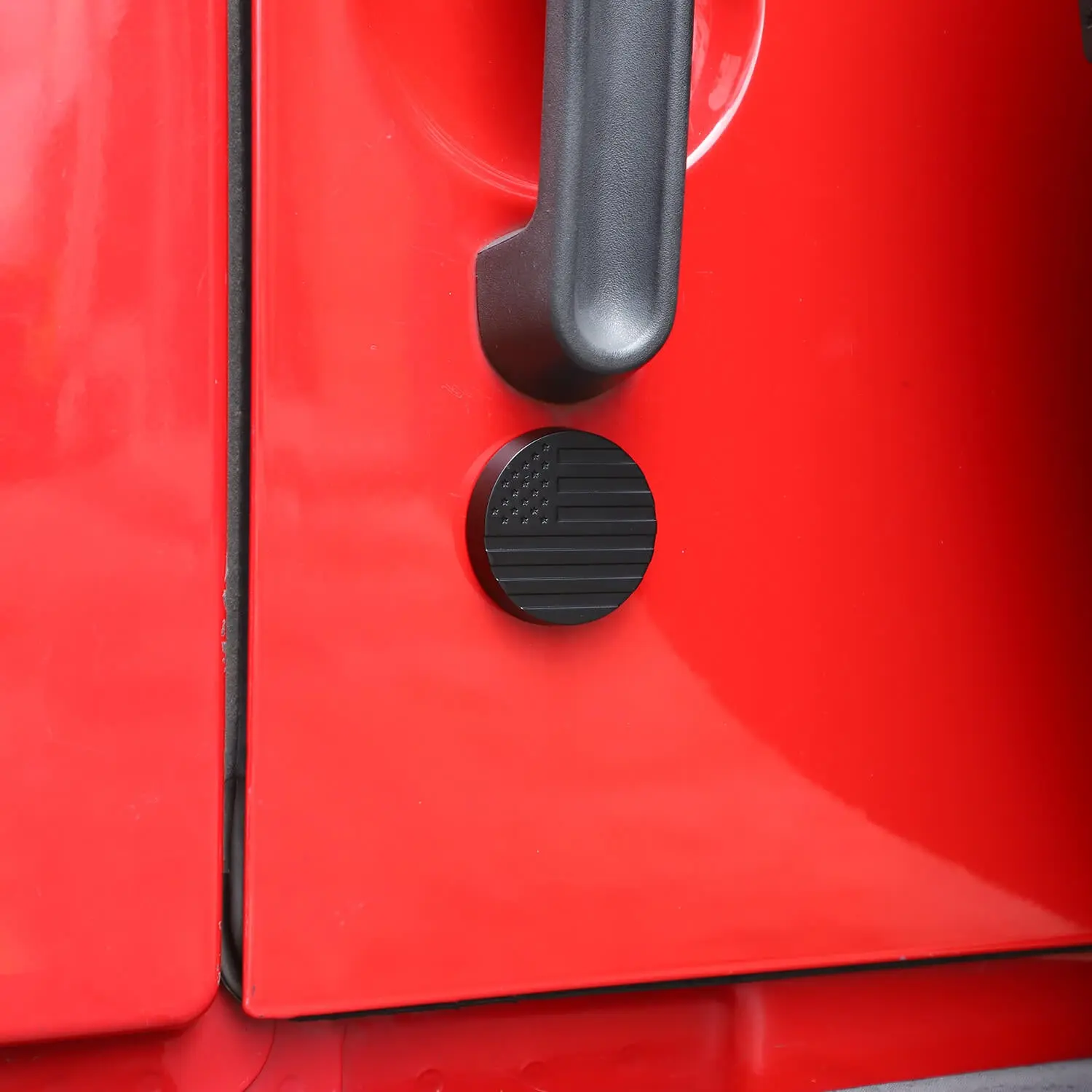 For Jeep Wrangler TJ JK JL & Gladiator JT Door Lock Key Hole Cover Trim - Image 3