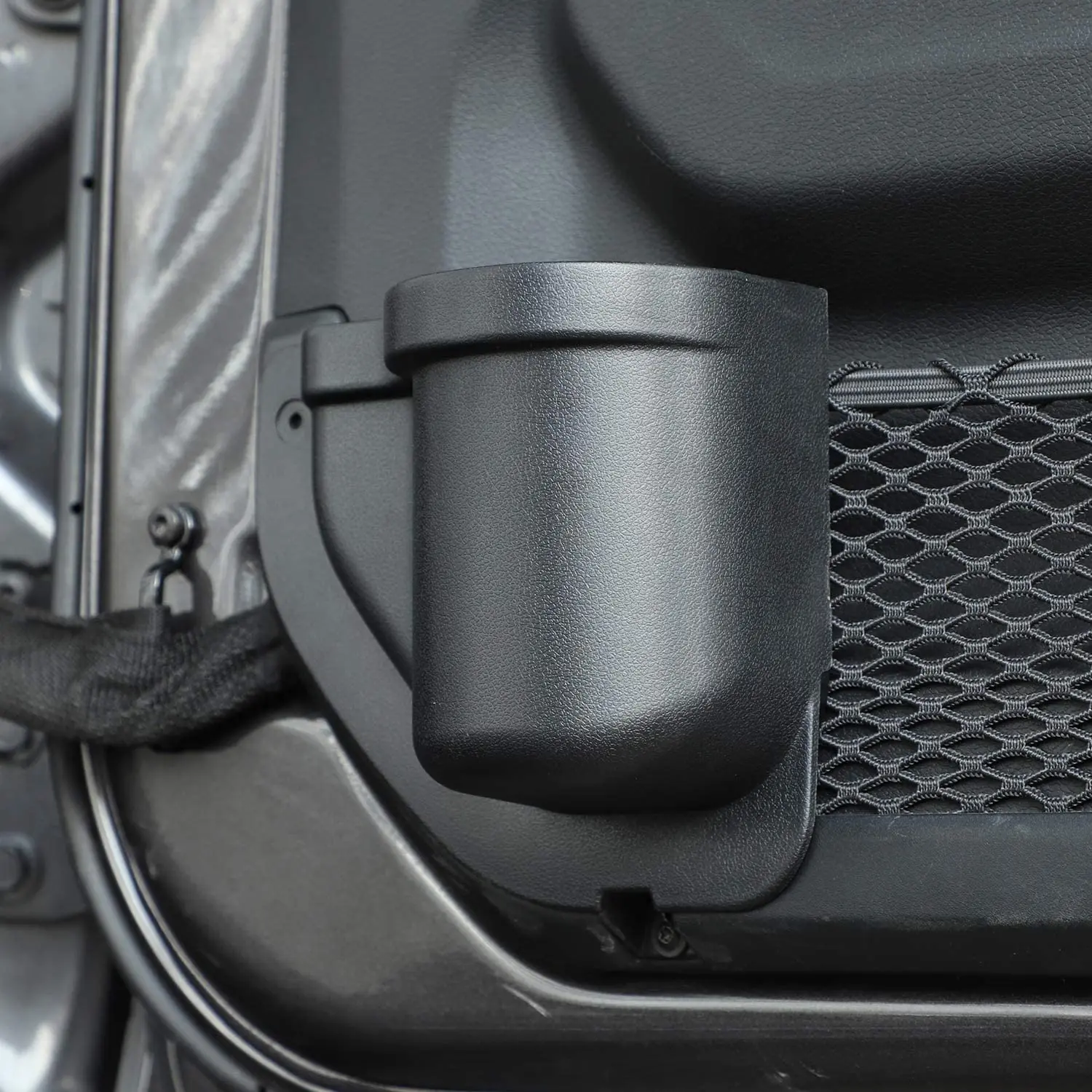 For 2018+ Jeep Wrangler JL JLU Gladiator JT Front Door Pocket Water Cup Holder Map Organizer Storage Box, Door Net Replacement - Image 9