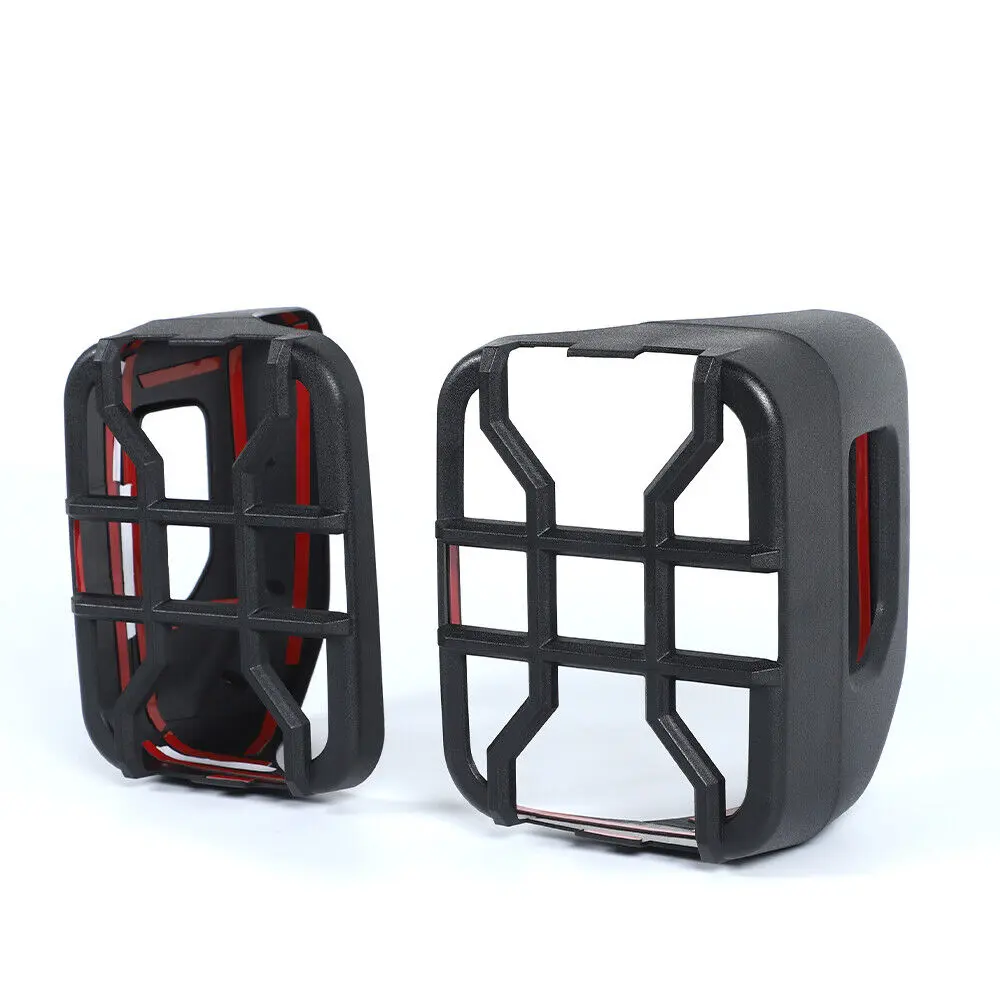 For 2020+ Gladiator JT Exterior Taillight Rear Lamp Protection Guard Trim Black - Image 7