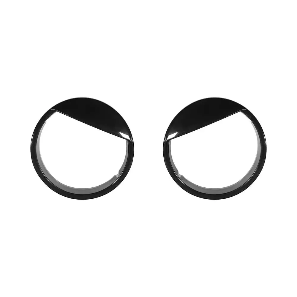 For 1997-2006 Jeep Wrangler TJ Black Front Headlight Trim Cover - Image 10