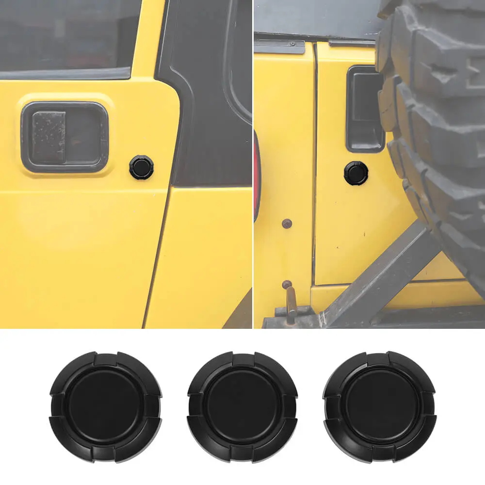 For 1997-2006 Jeep Wrangler TJ Car Door Key Socket Trim Cover - Image 14