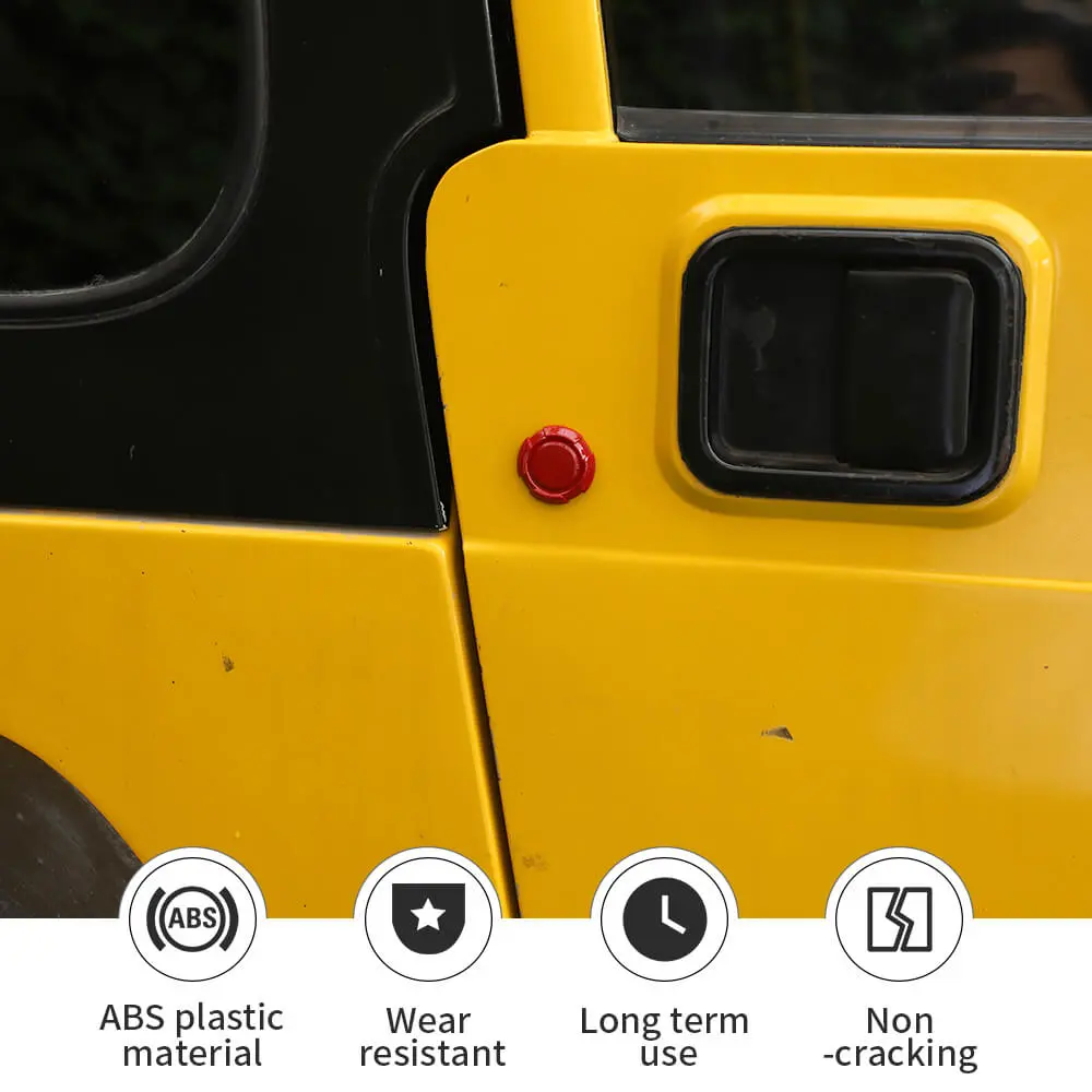 For 1997-2006 Jeep Wrangler TJ Car Door Key Socket Trim Cover - Image 8