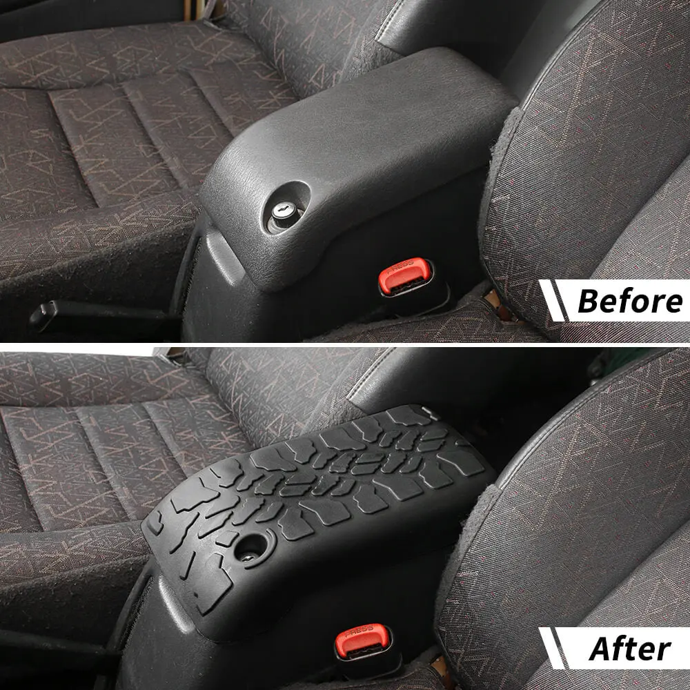 For 1997-2006 Jeep Wrangler TJ Center Console Armrest Box Antiscrach Cover - Image 2