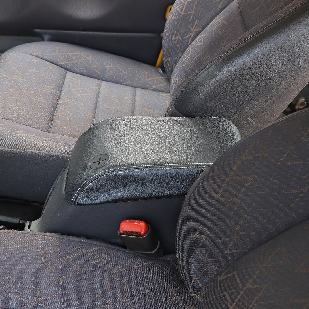 For 1997-2006 Jeep Wrangler TJ Center Console Armrest Box Pad Leather Cover - Image 3
