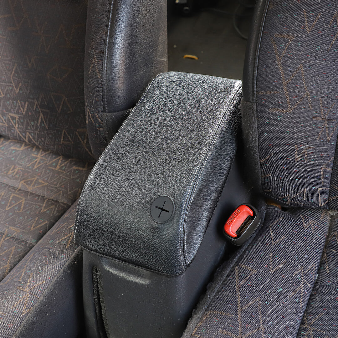 For 1997-2006 Jeep Wrangler TJ Center Console Armrest Box Pad Leather Cover - Image 4