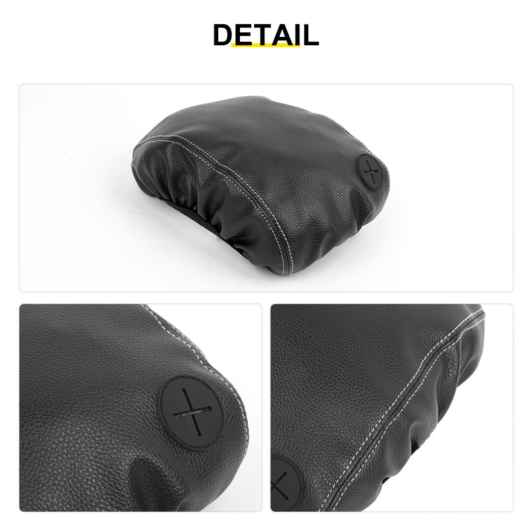 For 1997-2006 Jeep Wrangler TJ Center Console Armrest Box Pad Leather Cover - Image 9
