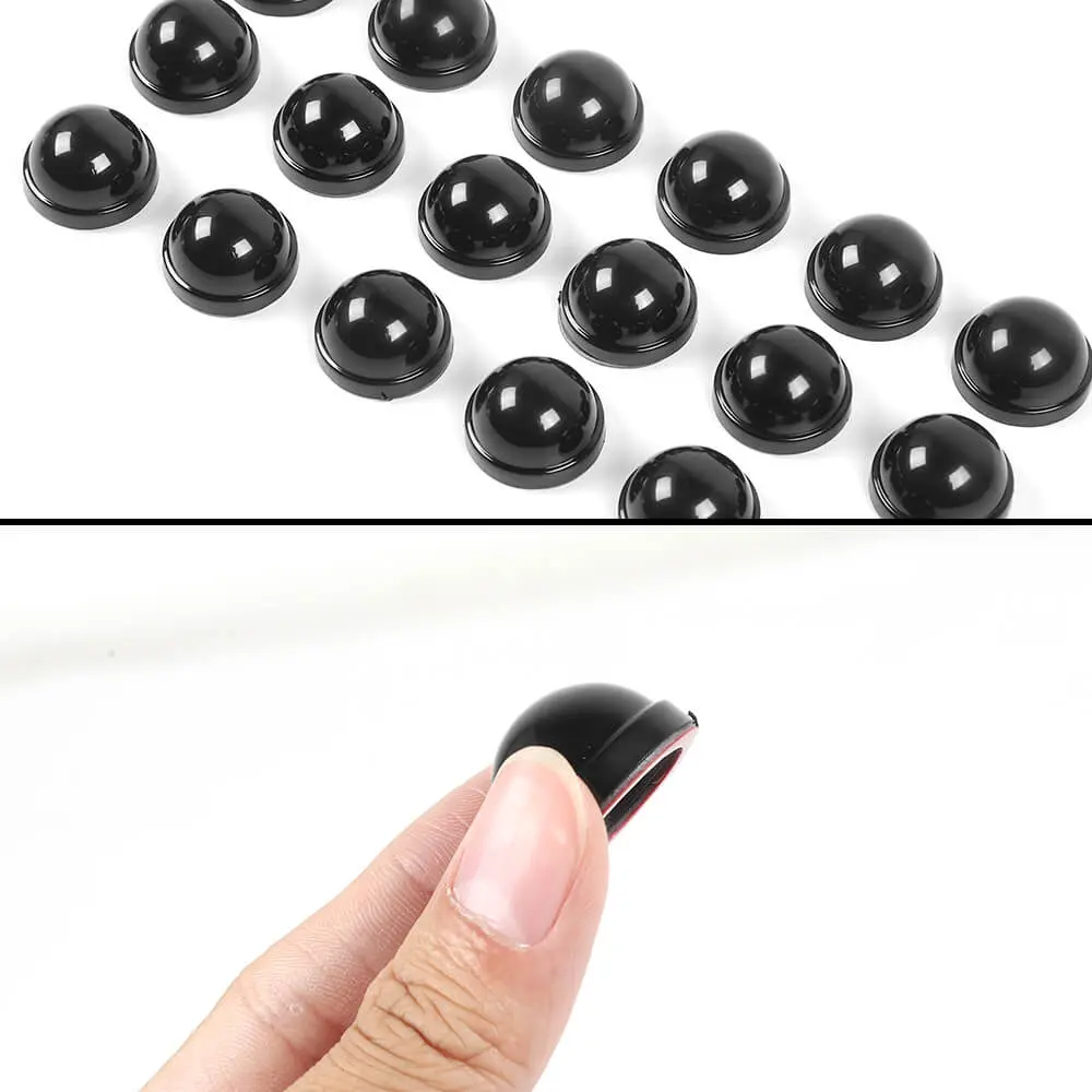 For 1997-2006 Jeep Wrangler TJ Exterior A-Pillar Screw Protection Cover Trim - Image 10