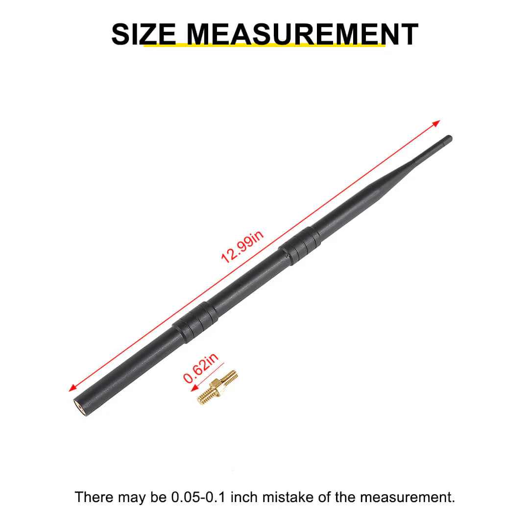 For 1997-2006 Jeep Wrangler TJ Exterior Hood Side Antenna Mast Radio - Image 12