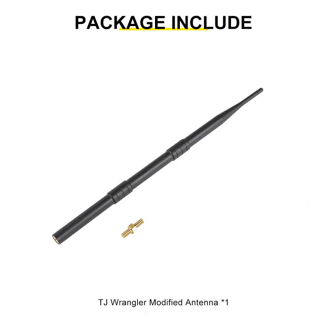 For 1997-2006 Jeep Wrangler TJ Exterior Hood Side Antenna Mast Radio - Image 13
