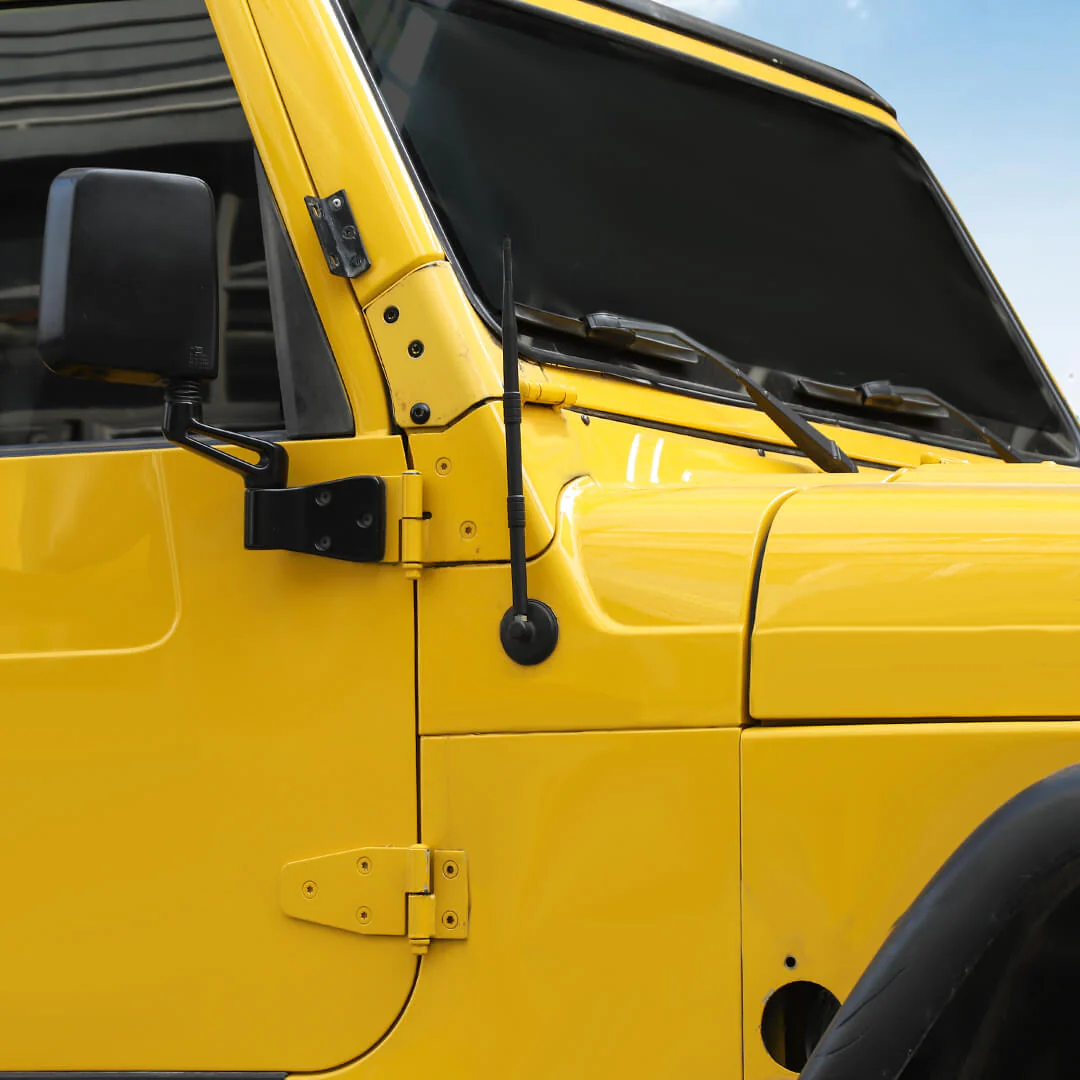 For 1997-2006 Jeep Wrangler TJ Exterior Hood Side Antenna Mast Radio - Image 3