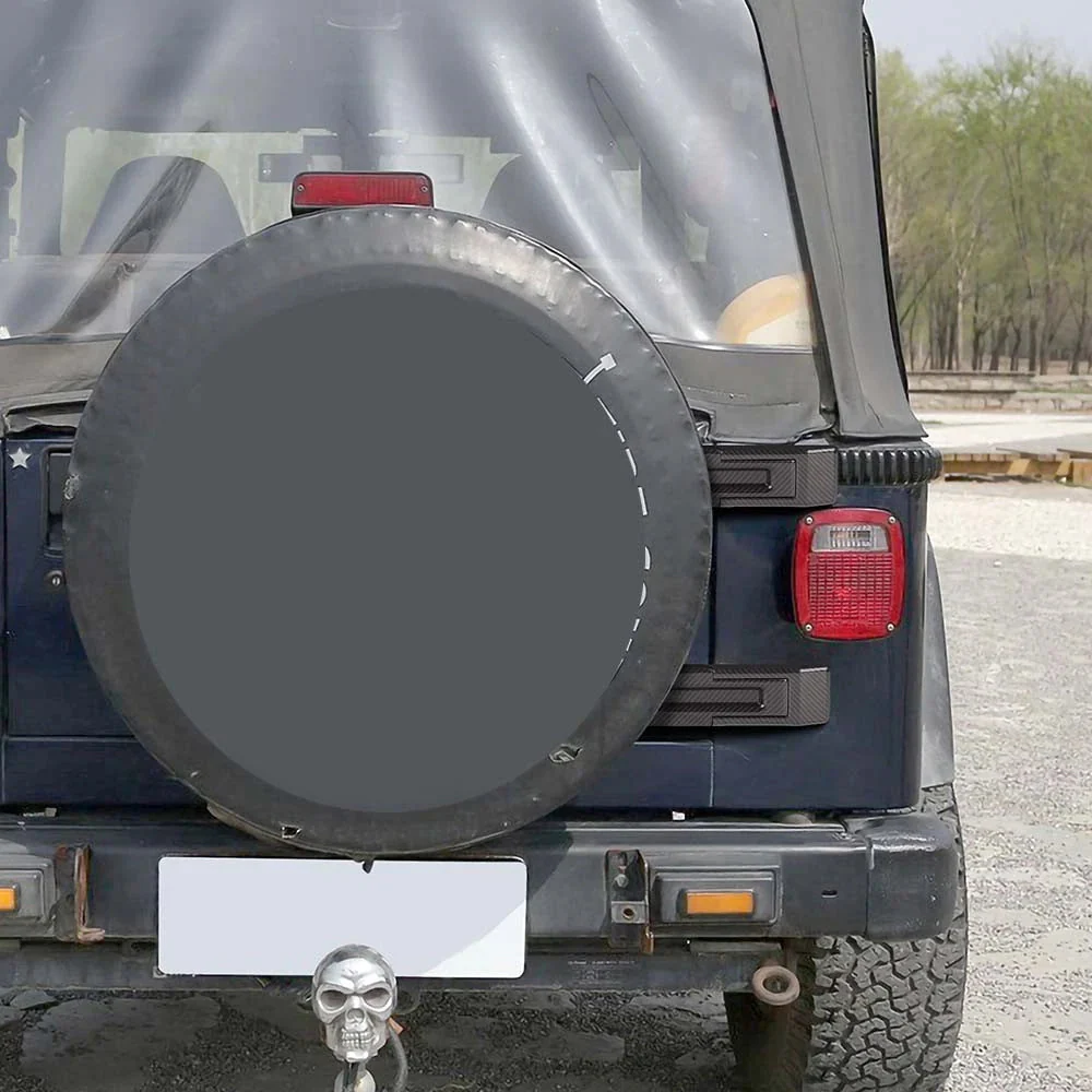For 1997-2006 Jeep Wrangler TJ Exterior Rear Tailgate Spare Hinges Covers Trim (2 pcs) - Image 3