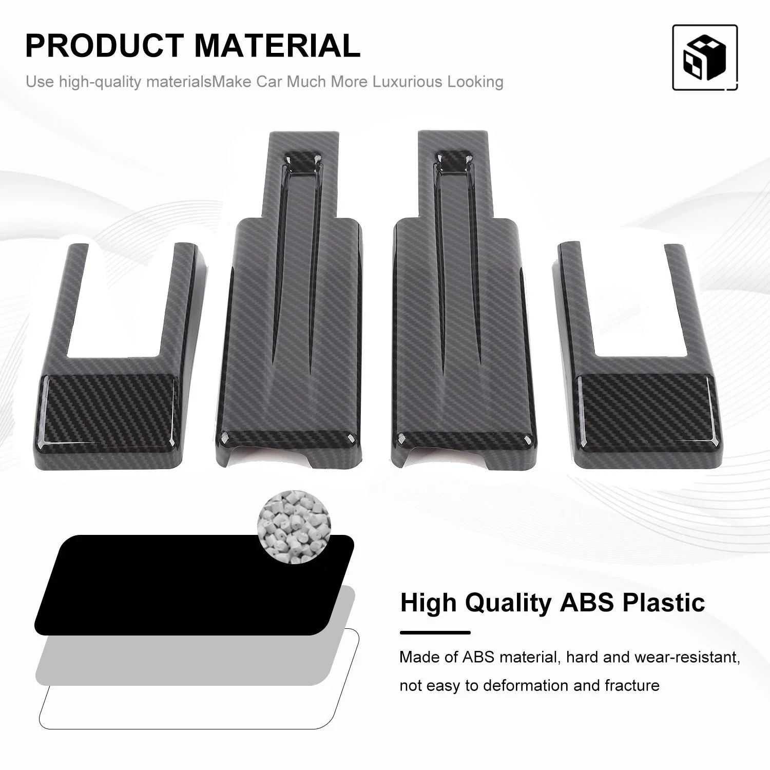 For 1997-2006 Jeep Wrangler TJ Exterior Rear Tailgate Spare Hinges Covers Trim (2 pcs) - Image 8