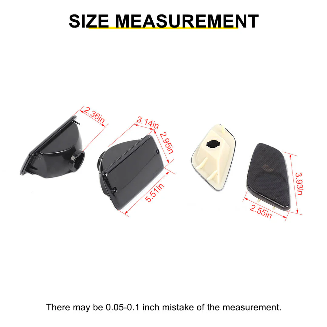 For 1997-2006 Jeep Wrangler TJ Front Bumper Signal Fender Side Marker Light Cover Accessories (4 pcs) - Image 12