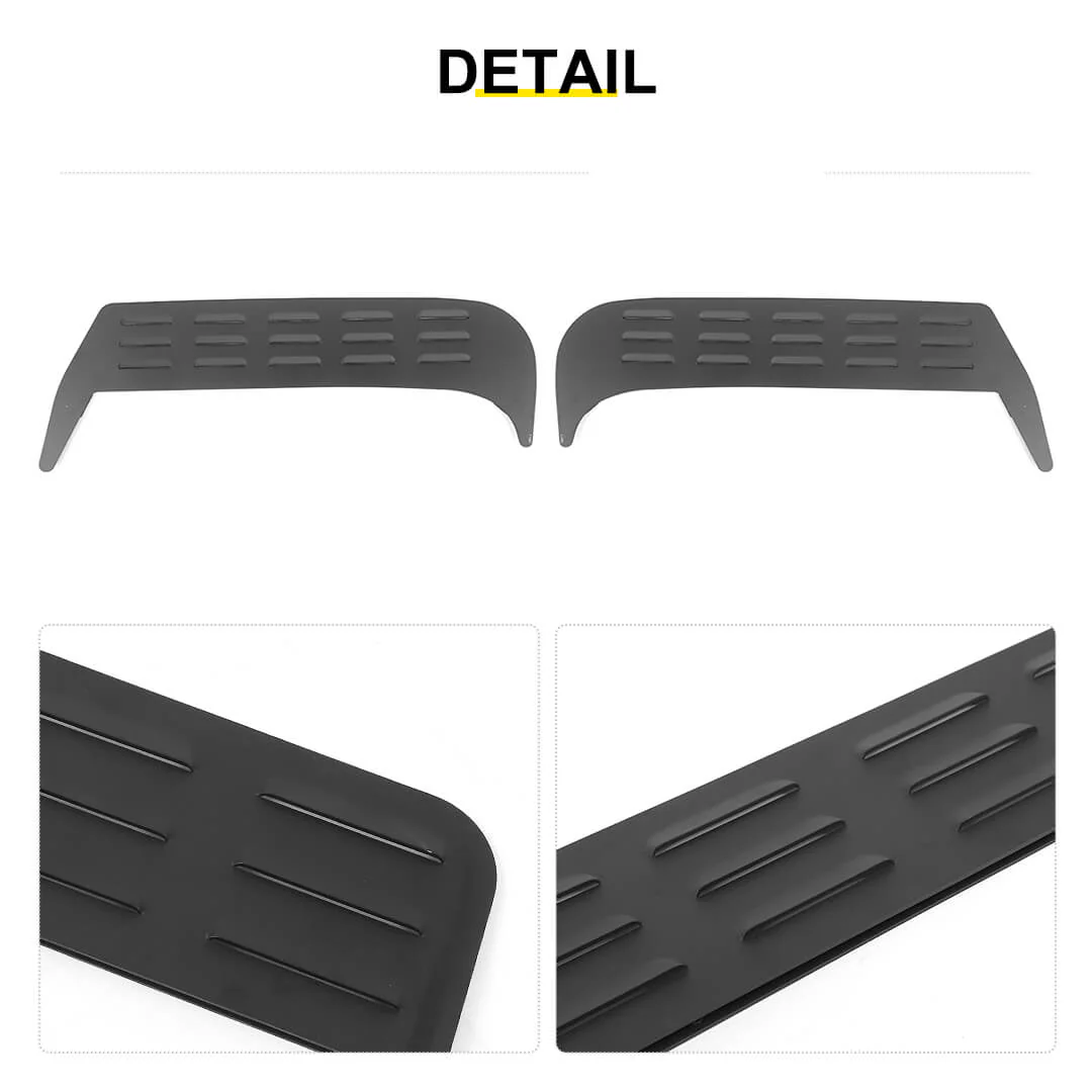 For 1997-2006 Jeep Wrangler TJ Front Door Window Louver Air Vent Panel Cover Trim (2 pcs) - Image 8