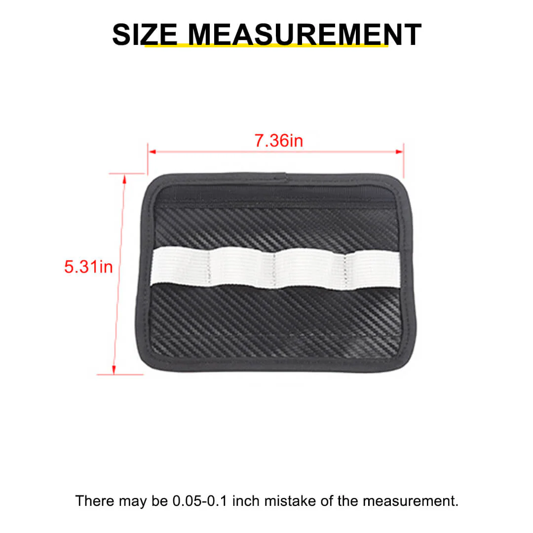 For 1997-2006 Jeep Wrangler TJ Interior Copilot Handle Protection Cover Tool Storage Bag - Image 12