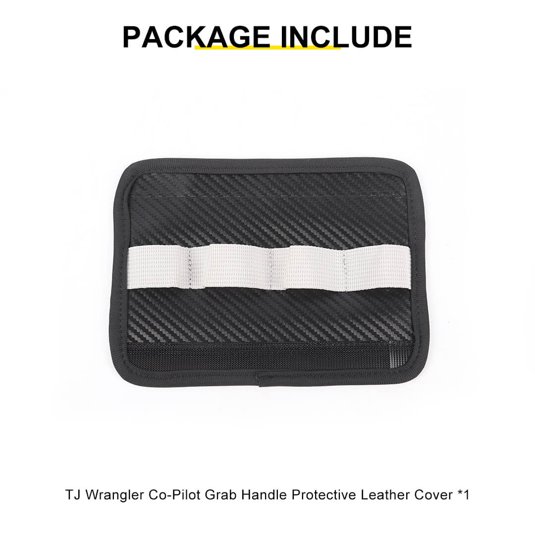 For 1997-2006 Jeep Wrangler TJ Interior Copilot Handle Protection Cover Tool Storage Bag - Image 13