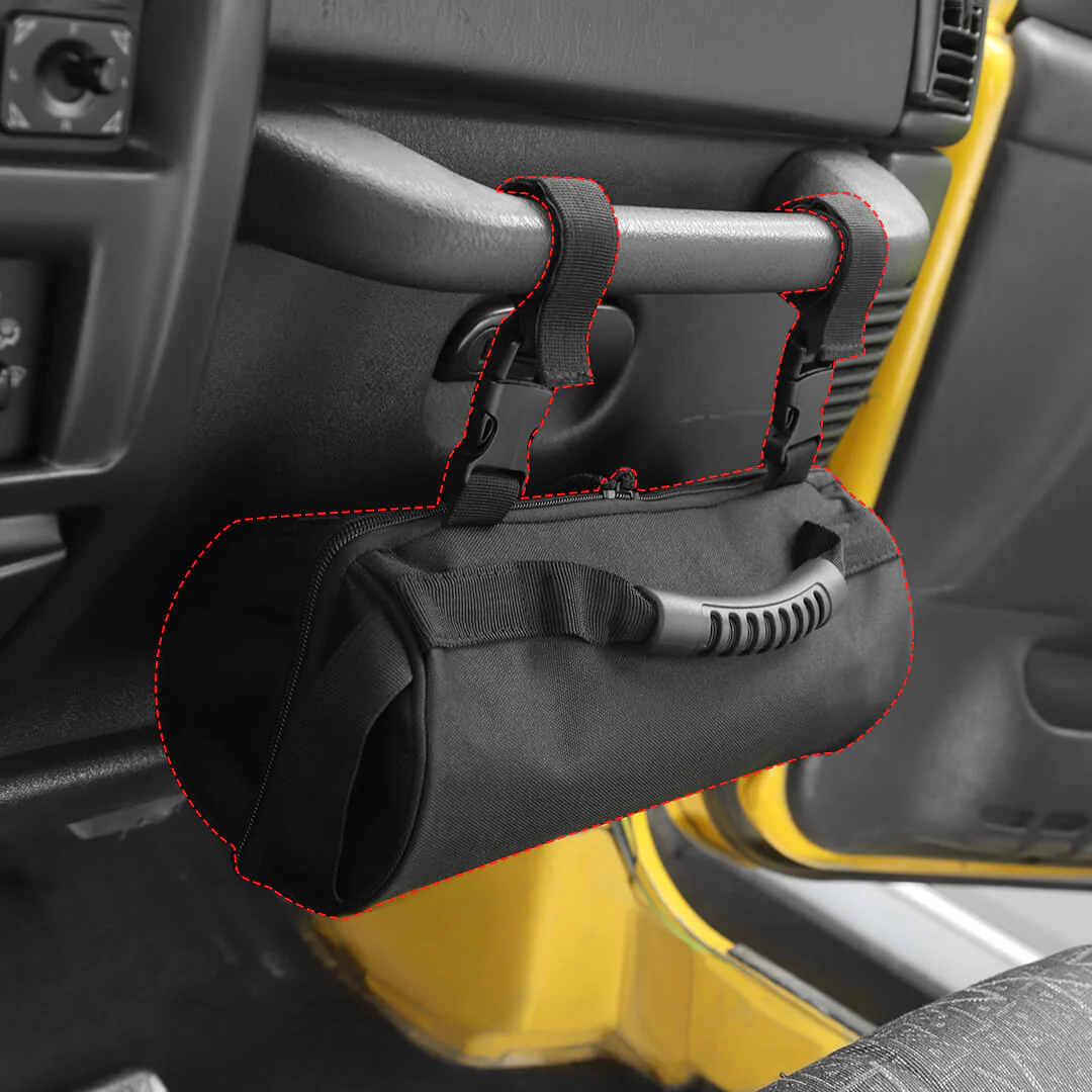 For 1997-2006 Jeep Wrangler TJ Interior Multi-functional Storage Bag Accessories - Image 3