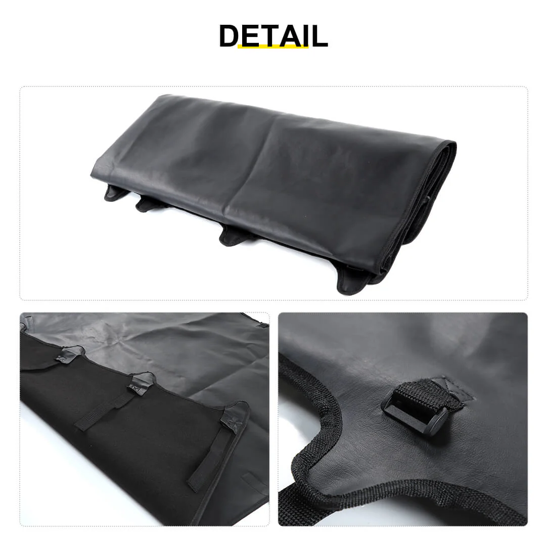For 1997-2006 Jeep Wrangler TJ Leather Soft Top Bikini & Cargo Cover Cargo Privacy Shade - Image 7
