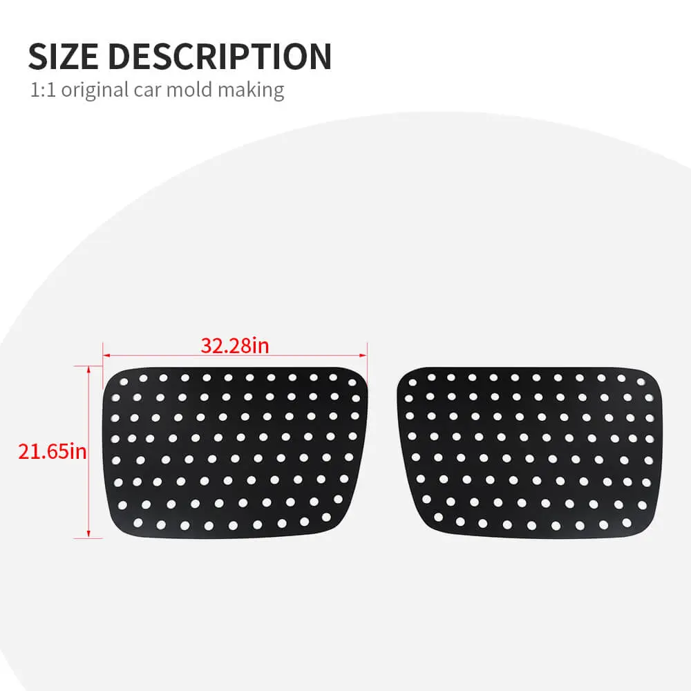 For 1997-2006 Jeep Wrangler TJ Rear Window Glass Guards Cover Trim - Image 10