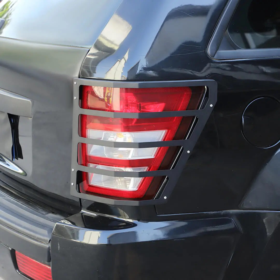 For 2007-2010 Jeep Grand Cherokee WK2 Rear Tail Light Lamp Bezels Cover Trim (2 pcs) - Image 4